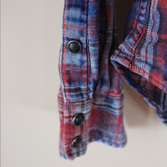 Gap Slim Fit Plaid Button Down Long Sleeve Shirt - Picture 5 of 7